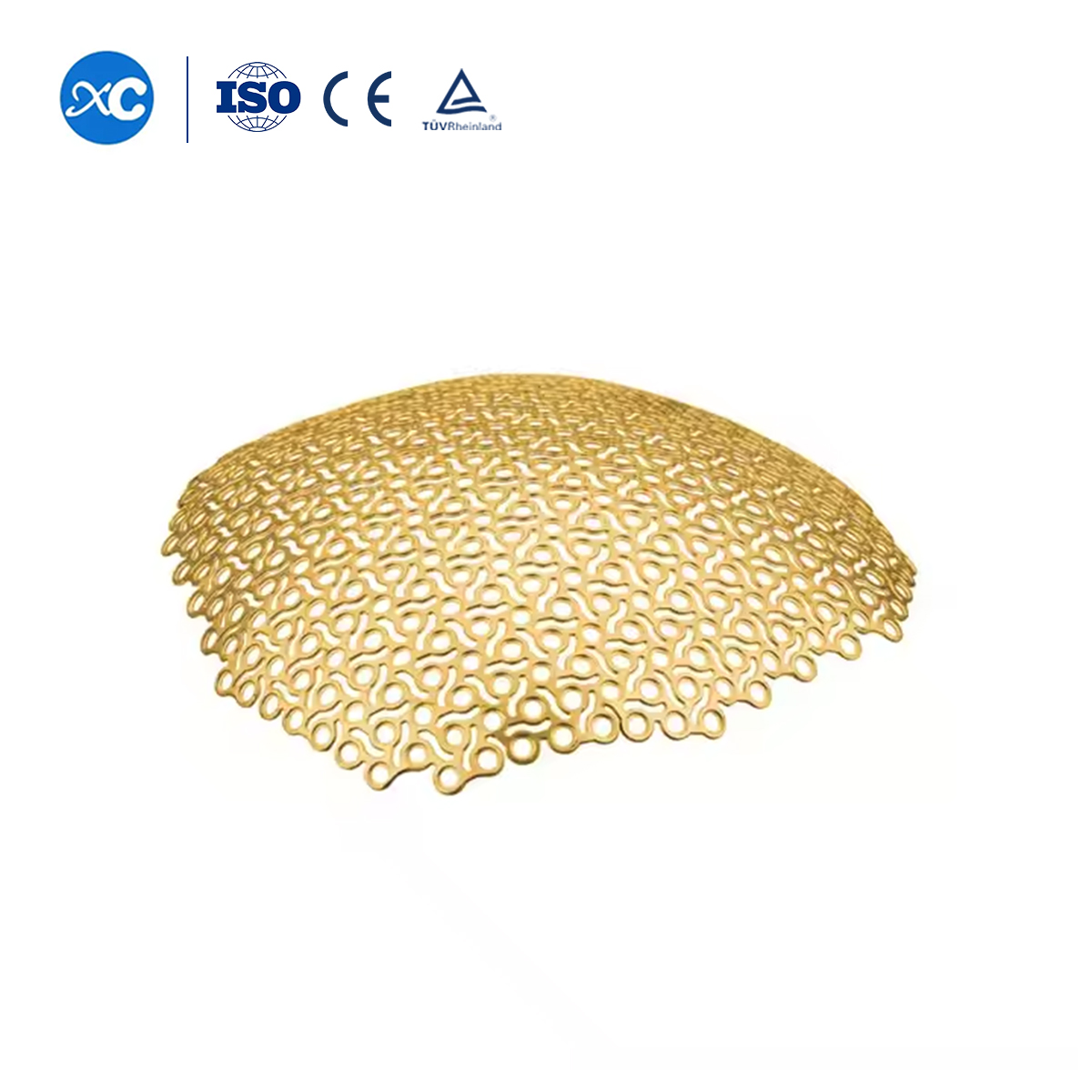 Bulaklak na hugis titanium mesh