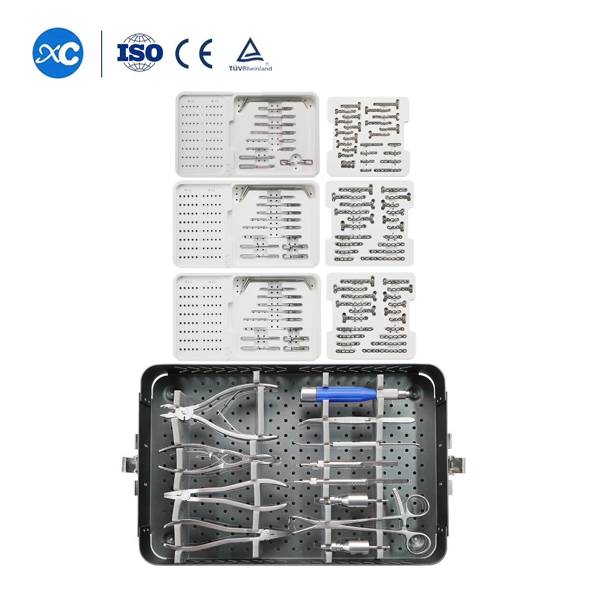 1.5/2.0/2.4mm 微碎片锁定器械套件 - XC Medico
