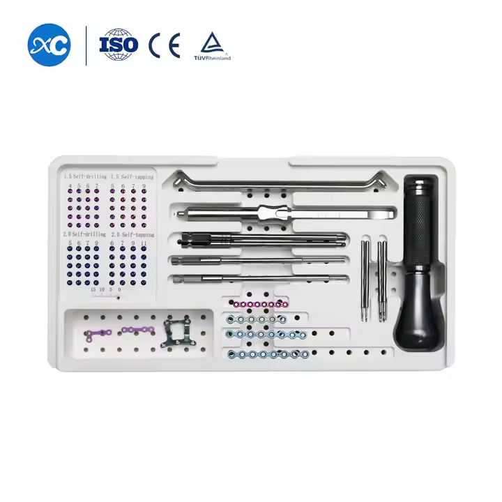 1.5 / 2.0mm Maxillofacial Plate Instrument Set 