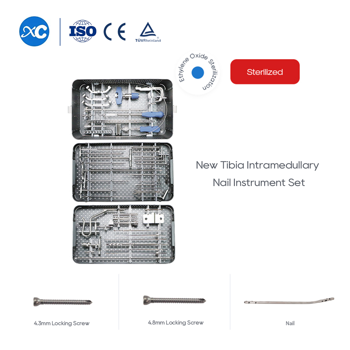 Sett Ġdid ta' Strumenti tad-dwiefer Intramedullari Tibjali | XC Medico