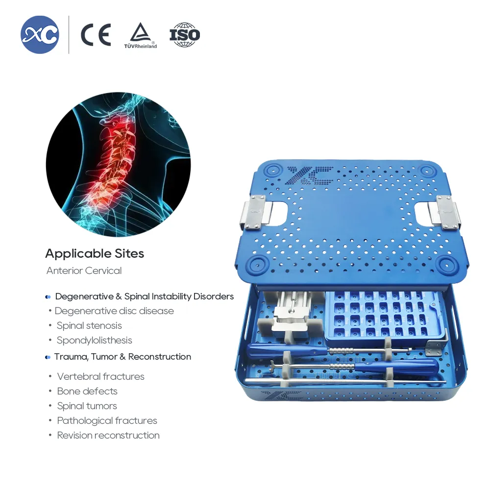 PEEK Cervical Cage Instrument Yakagadzirirwa ACDF Surgery - 5