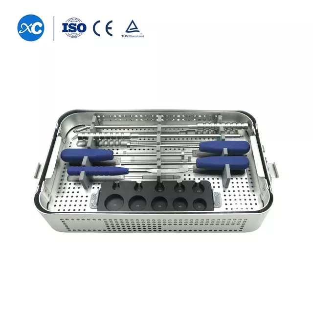 Titanio Mesh Cage Instrumento nga Set para sa Spinal Fusion | XC Medico -2