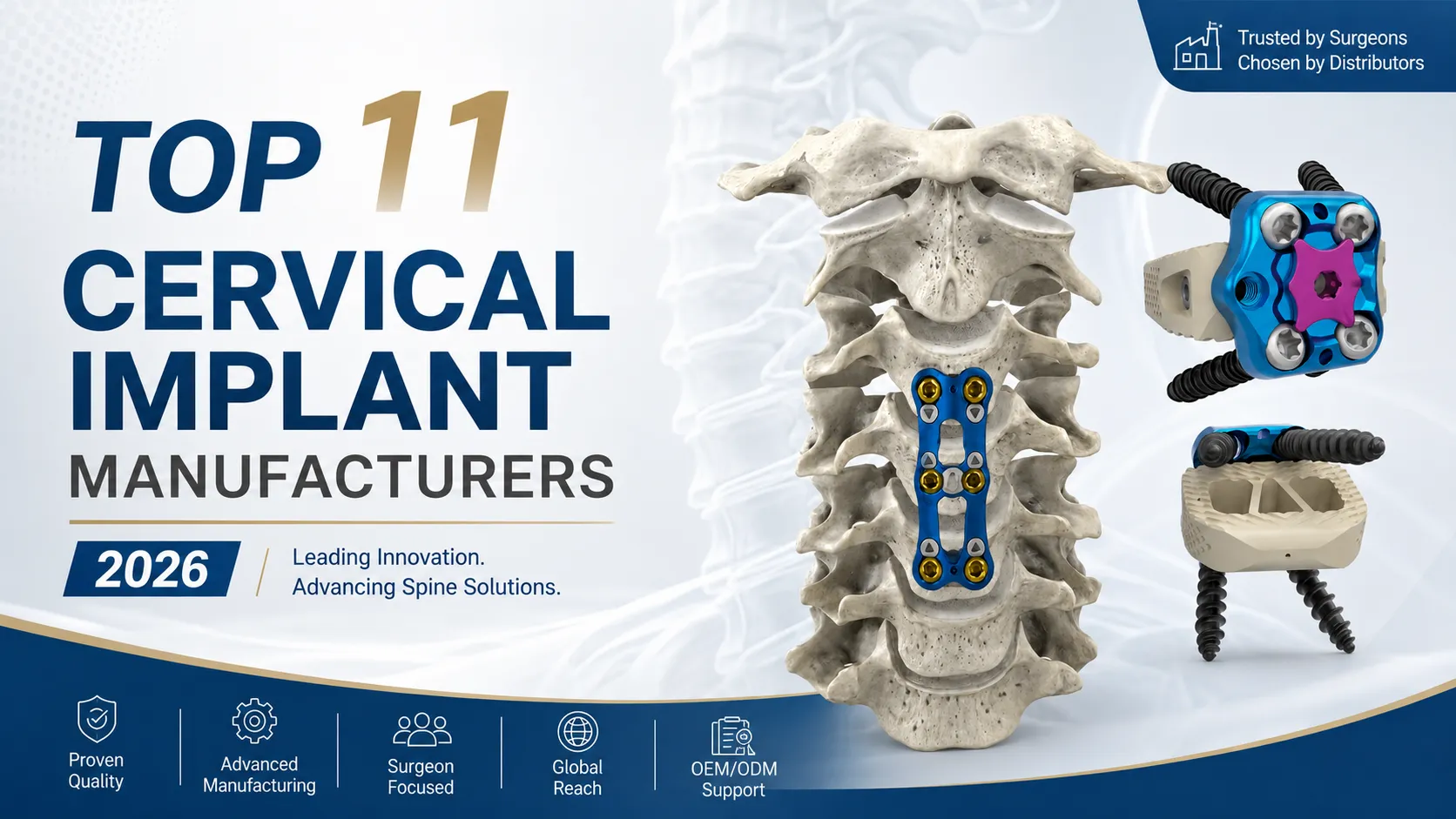 Top 11 Cervical Implant Manufacturers sa 2026