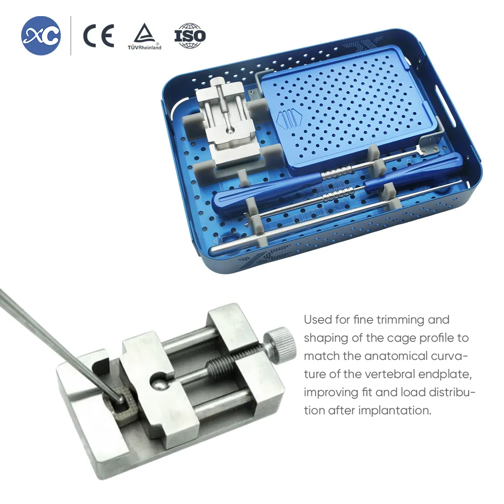 PEEK Cervical Cage Instrument Yakagadzirirwa ACDF Surgery - 6