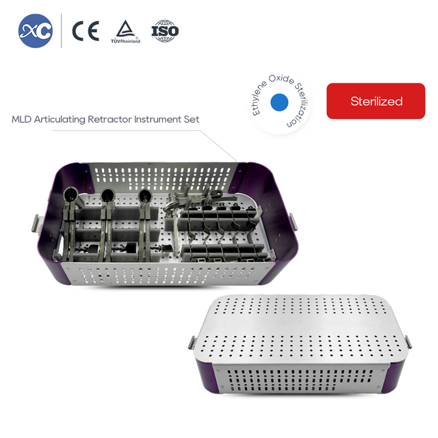 एमएलडी आर्टिक्यूलेटिंग रिट्रैक्टर सेट | माइक्रो काठ के डिस्केक्टोमी उपकरण