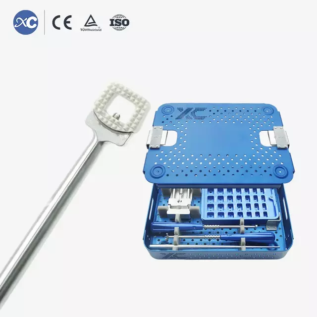 Conjunt d'instruments de g&agrave;bia cervical PEEK per a cirurgia ACDF - 2