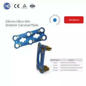 I-0.8mm ye-Ultra-Thin yangaphambili yePlayithi yoMbane | Inkqubo yoLungiso lweCervical - 1