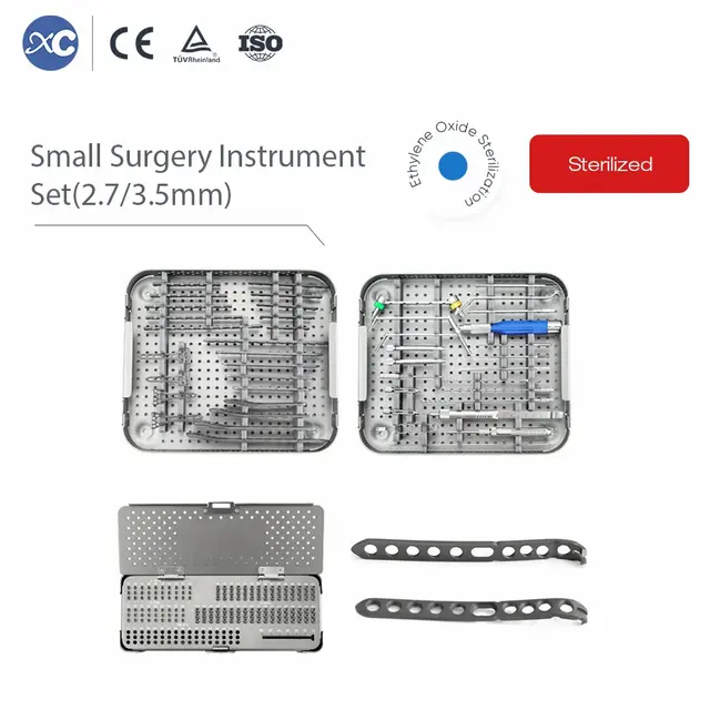 Lille operationsinstruments&aelig;t 2,7/3,5 mm til ulnar styloid l&aring;seplade