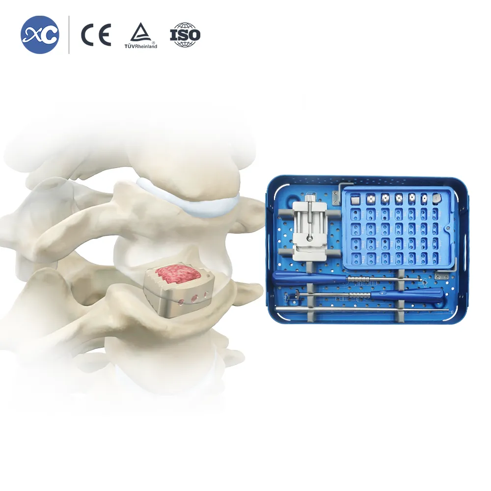 PEEK Cervical Cage Instrument Yakagadzirirwa ACDF Surgery - 3